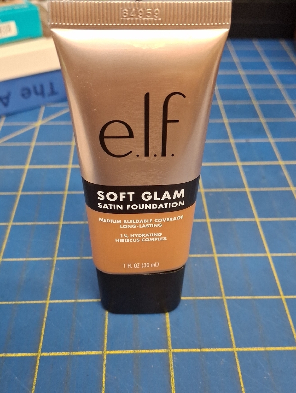 e.l.f. Soft Glam Satin Foundation - 50 Warm Beige New Sealed Tube 30ml